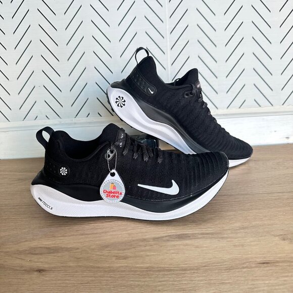 ✨Nike React Infinity Run 4 Size 9.5 Women's Running Shoes Black/White DR2670-001 - Picture 1 of 11